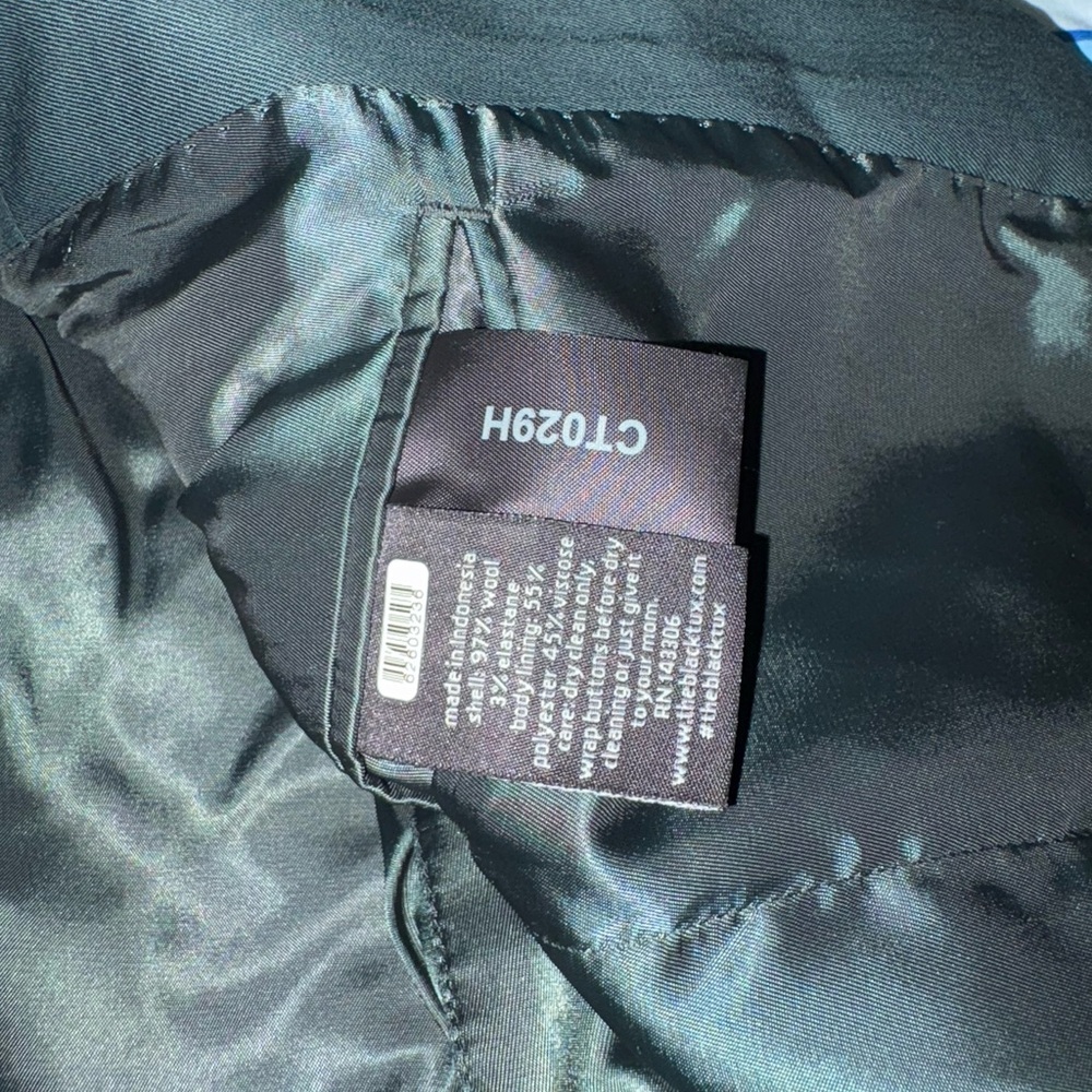 NWT The BLK TUX Emerald Shawl Jacket Tuxedo Wool Men’s Size 36S (Small) - Picture 7 of 11